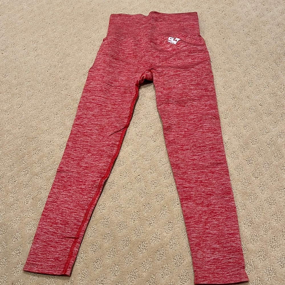 Women’s Best Marled Red Leggings